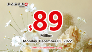 Powerball 奖池在 2022 年 12 月 5 日攀升至 8900 万美元。
